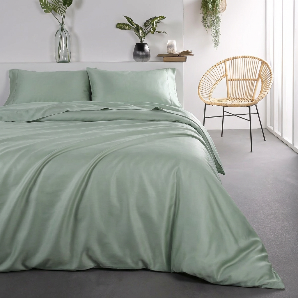 Parure de lit en bambou ultra-doux – Confort respirant toute la nuit