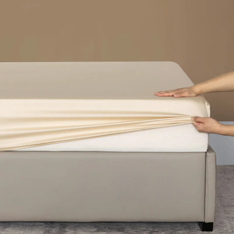 Drap-housse en bambou ultra-respirant — confort naturel toute la nuit